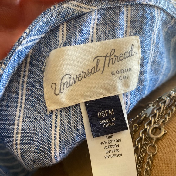 •••SOLD•••Universal Thread Boho style Linen shirt - Picture 3 of 3